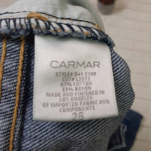 CARMAR Denim Boyfriend Straight Leg Jeans … - Picture 4 of 9